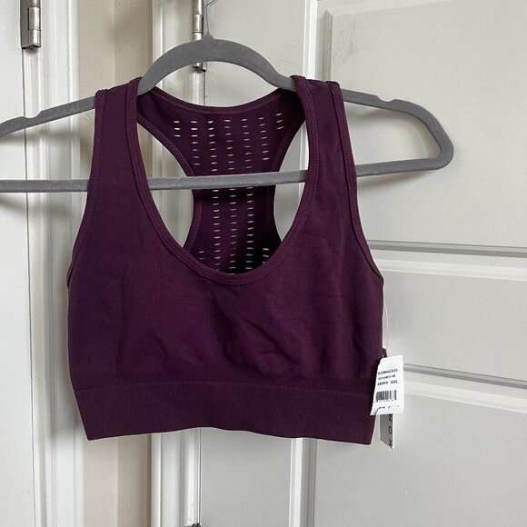 Koral Daisy Seamless Sports Bra in Eggplant– Size XS – NWT - Picture 3 of 6